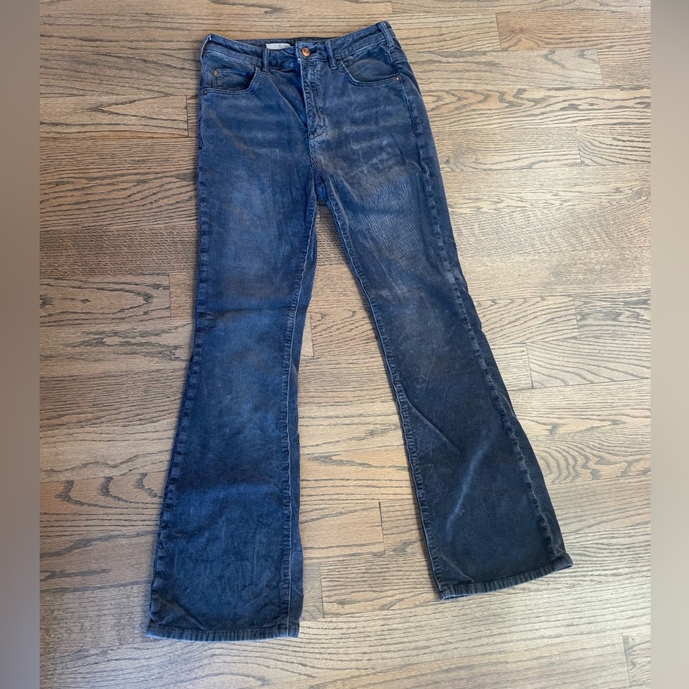Pilcro Anthropologie flare corduroy jeans